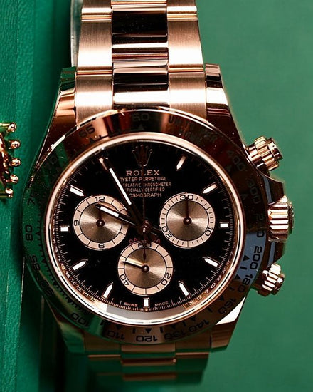 2026 Rolex Cosmograph Daytona 40MM Black Dial Rose Gold Oyster Bracelet (126505)