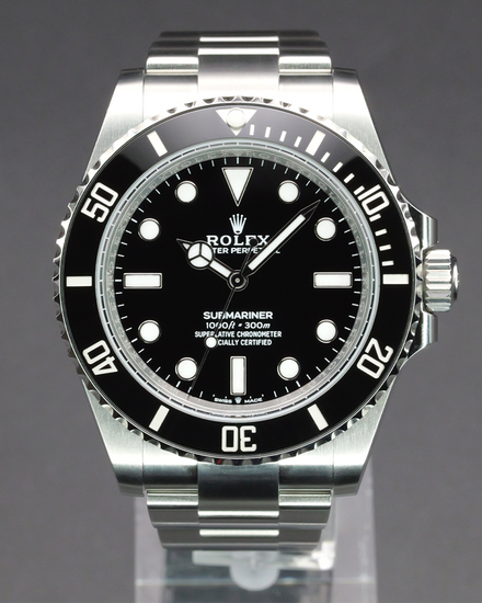 No Reserve - 2026 Rolex Submariner No-Date 41MM Black Dial Oyster Bracelet (124060)