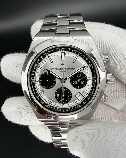 2024 Vacheron Constantin Overseas Chronograph 42.5MM Silver Dial Steel Bracelet (5500V/110A-B686)
