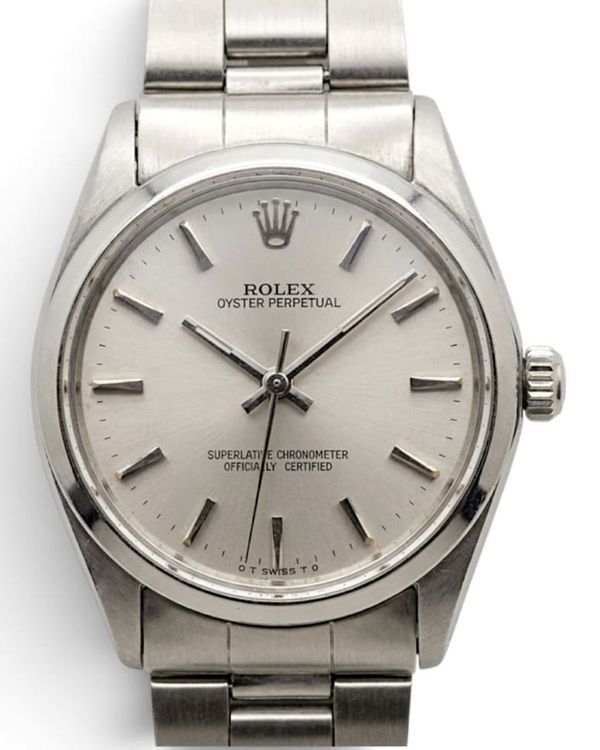 Rolex Oyster Perpetual 34MM Silver Dial Oyster Bracelet (1002)