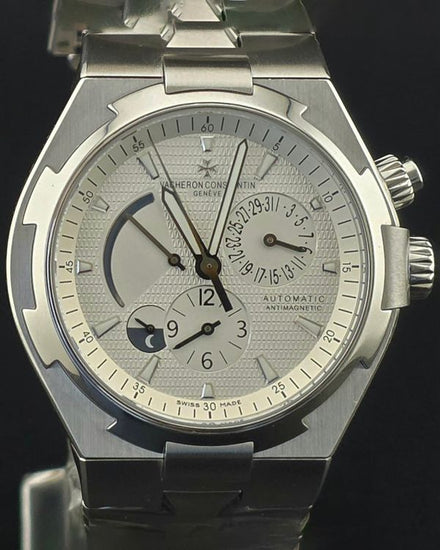 2016 Vacheron Constantin Overseas Dual Time 42MM Silver Dial Steel Bracelet (47450/B01A-9226)