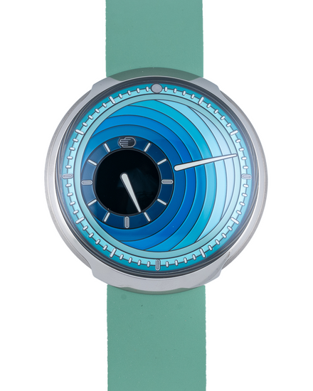 2015 Ressence Type 1 Slim 42.5MM Turquoise Dial Rubber Strap (Type 8DE)