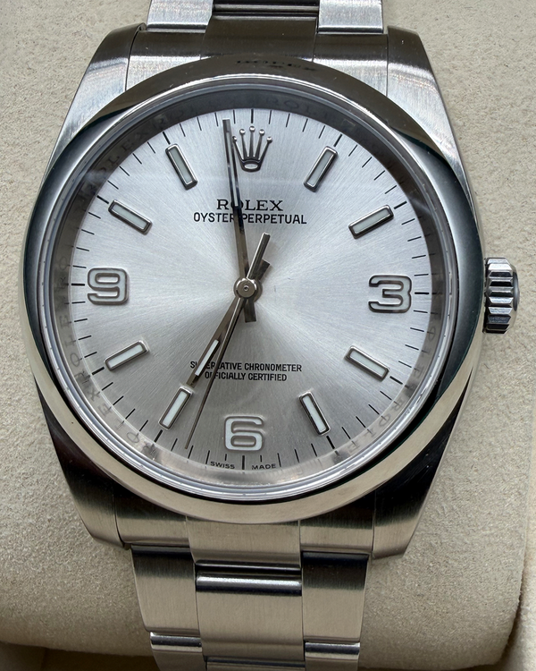 2013 Rolex Oyster Perpetual 36MM Silver Dial Oyster Bracelet (116000)
