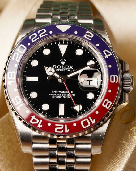 2025 Rolex GMT-Master II "Pepsi" 40MM Black Dial Jubilee Bracelet (126710BLRO)