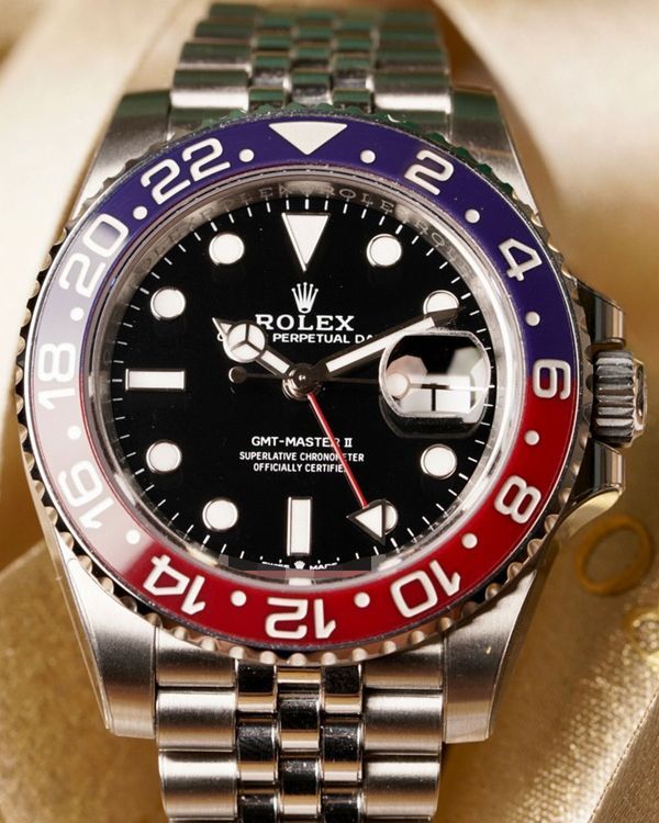 2025 Rolex GMT-Master II "Pepsi" 40MM Black Dial Jubilee Bracelet (126710BLRO)
