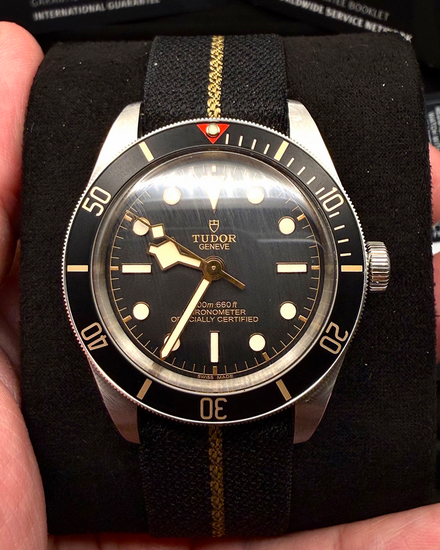 2026 Tudor Black Bay '58 39MM Black Dial Textile Strap (79030N)