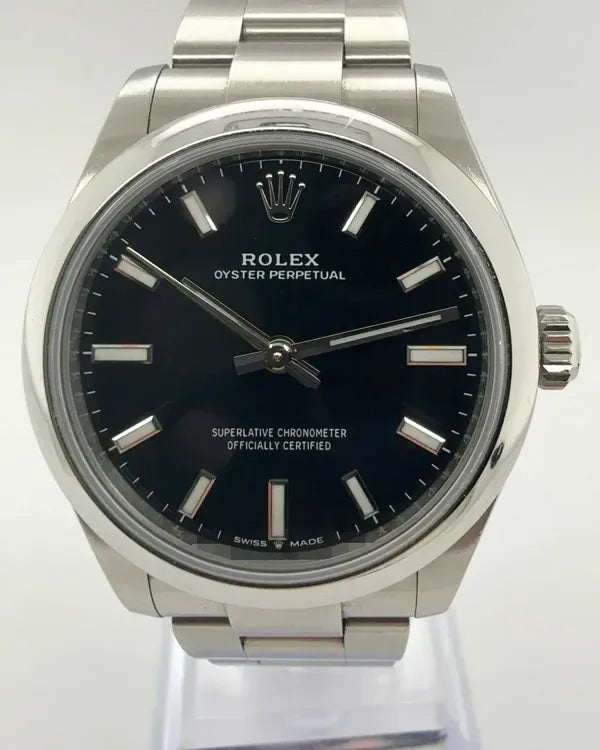 No Reserve - 2025 Rolex Oyster Perpetual 31MM Black Dial Oyster Bracelet (227200)