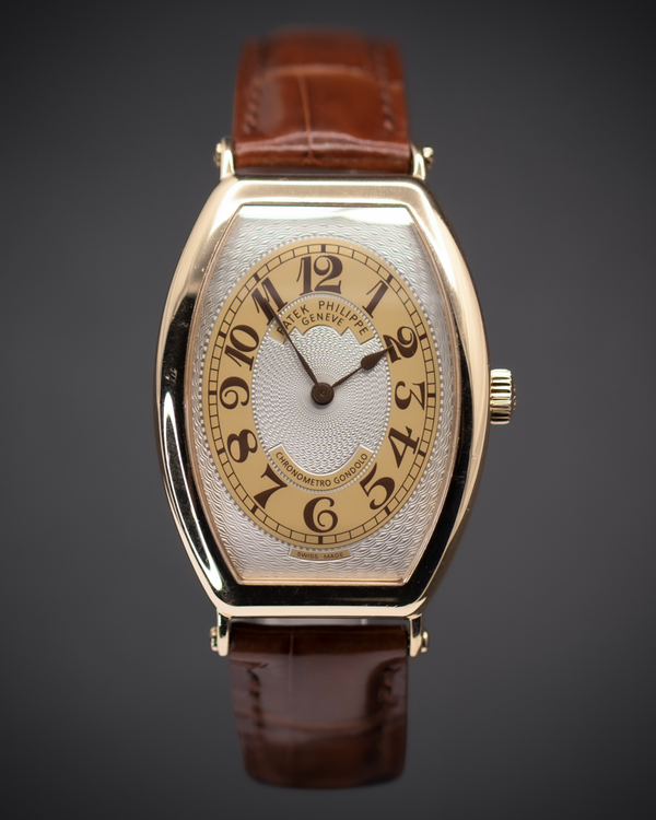 Patek Philippe Gondolo 32MM Silver Dial Leather Strap (5098R-001)