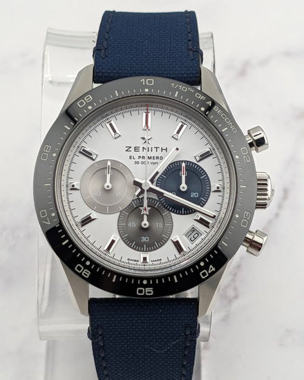 No Reserve - 2021 Zenith Chronomaster Sport 41MM White Dial Rubber Strap (03.3100.3600/69.C823)