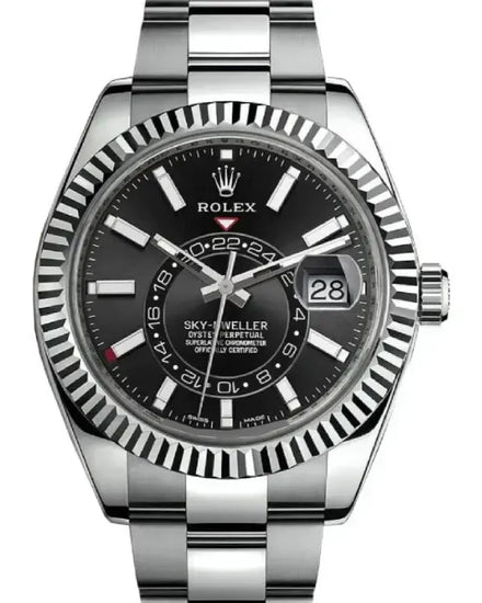 2018 Rolex Sky-Dweller 42MM Black Dial Oyster Bracelet (326934)