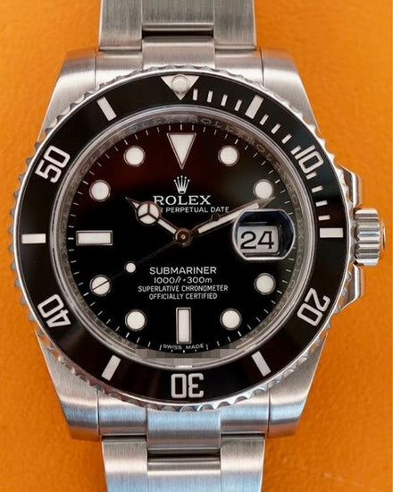 2017 Rolex Submariner Date 40MM Black Dial Oyster Bracelet (116610LN)