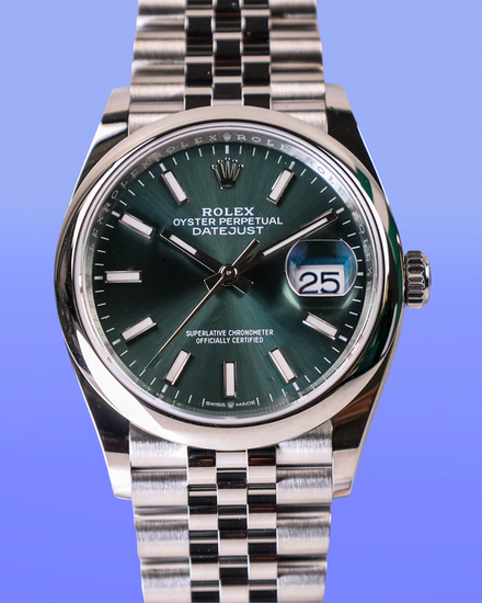 2026 Rolex Datejust 36MM Green Dial Jubilee Bracelet (126200)