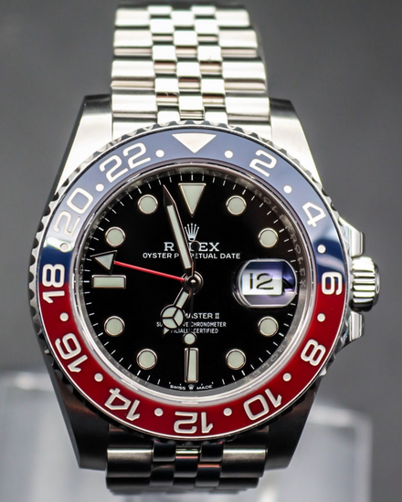 2018 Rolex GMT-Master II "Pepsi" 40MM Black Dial Jubilee Bracelet (126710BLRO)