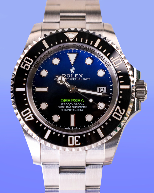 2026 Rolex Sea-Dweller Deepsea "James Cameron" 44MM Blue Dial Oyster Bracelet (136660)