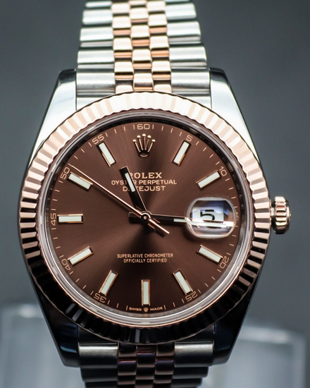 2023 Rolex Datejust 41MM Chocolate Dial Two-Tone Jubilee Bracelet (126331)
