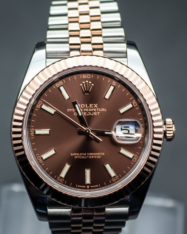 2023 Rolex Datejust 41MM Chocolate Dial Two-Tone Jubilee Bracelet (126331)