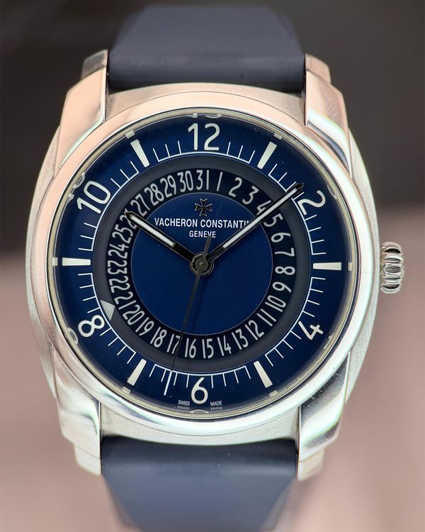 2019 Vacheron Constantin Quai De I'lle 41MM Blue Dial Leather Strap (4500S/000A-B364)