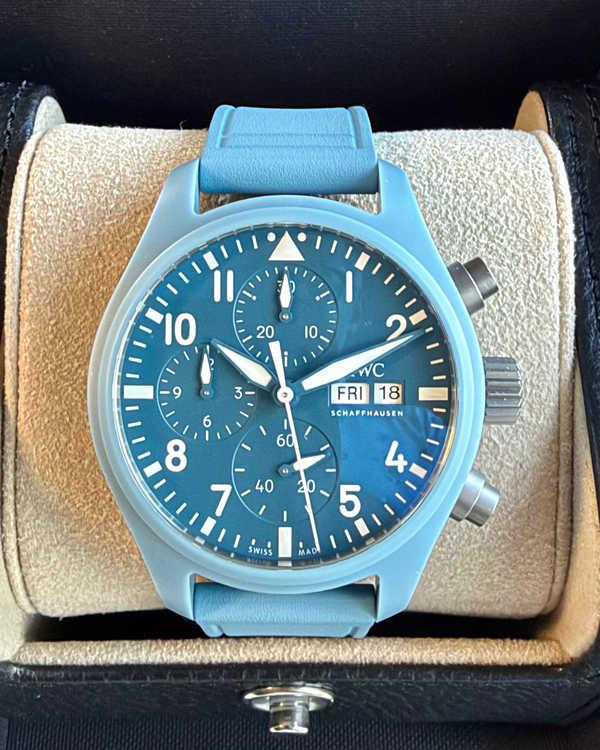 2025 IWC Schaffhausen Pilot Top Gun "Miramar" L.E. 41MM Blue Dial Rubber Strap (IW389409)