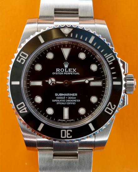 2018 Rolex Submariner No-Date 40MM Black Dial Oyster Bracelet (114060)