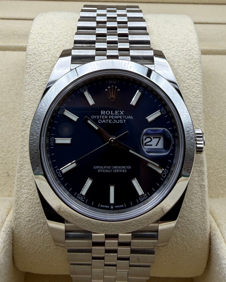 2020 Rolex Datejust 41MM Blue Dial Jubilee Bracelet (126300)