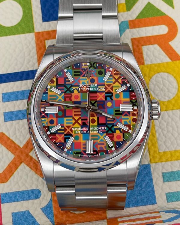 2026 Rolex Oyster Perpetual 36MM Multicolor "Jubilee" Dial Oyster Bracelet (126000)