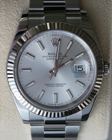 2023 Rolex Datejust 41MM Silver Dial Oyster Bracelet (126334)