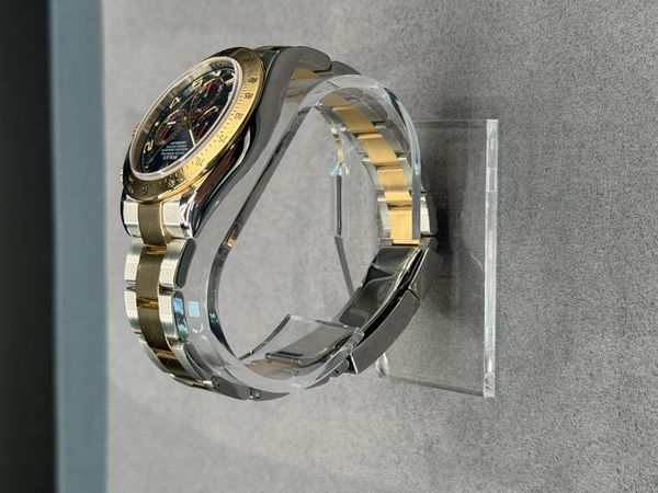 Rolex Cosmograph Daytona 40MM  Blue "Racing" Dial Two-Tone Oyster Bracelet (116523)
