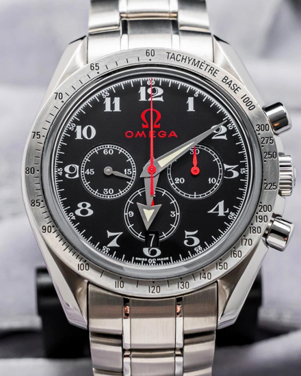 Omega Speedmaster Broad Arrow Olympic Series Melbourne 1956 42MM Black Dial Steel Bracelet (3556.50)