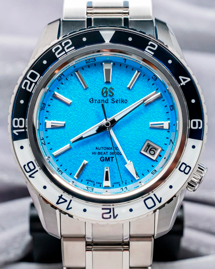 2024 Grand Seiko Sport GMT Tokushima Harada L.E. 44.2MM Blue Dial Steel Bracelet (SBGJ279)