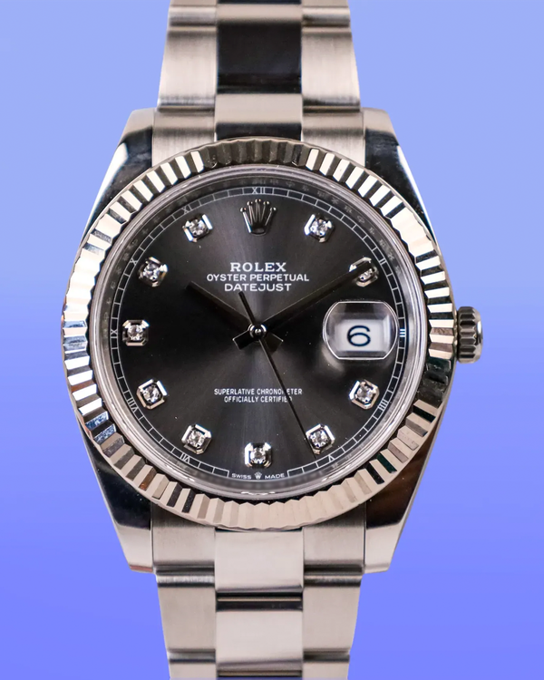 2026 Rolex Datejust 41MM Slate Dial Oyster Bracelet (126334)