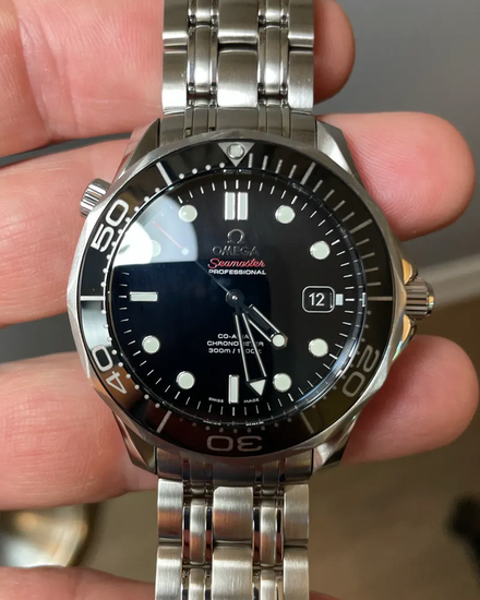 2017 Omega Seamaster Diver 300M 41MM Black Dial Steel Bracelet (212.30.41.20.01.003)