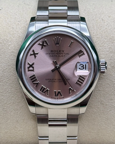 2026 Rolex Datejust 31MM Pink Dial Oyster Bracelet (278240)
