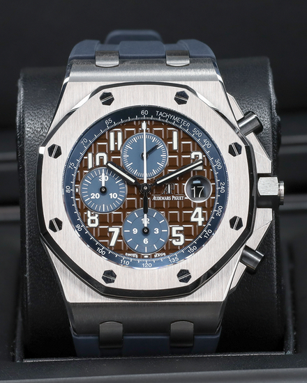2019 Audemars Piguet Royal Oak Offshore “Havana” 42MM Brown Dial Rubber Strap (26470ST.OO.A099CR.01)