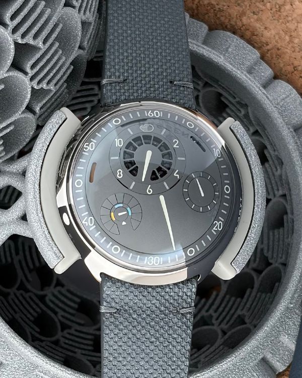 2024 Ressence Type 2 45MM Grey Dial Leather Strap (Type 2G)
