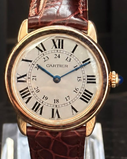 2019 Cartier Ronde De Cartier Solo 29MM Quartz Silver Dial Leather Strap (W6701007)