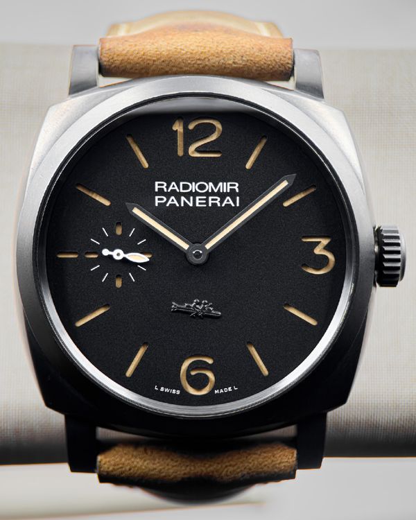 No Reserve - Panerai Radiomir 1940 Paneristi Forever Special Edition Black Dial Leather Strap (PAM00532)