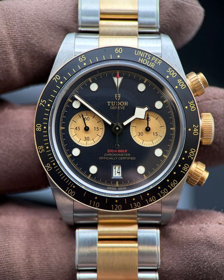 2023 Tudor Black Bay Chrono S&G 41MM Black Dial Two-Tone Bracelet (79363N)