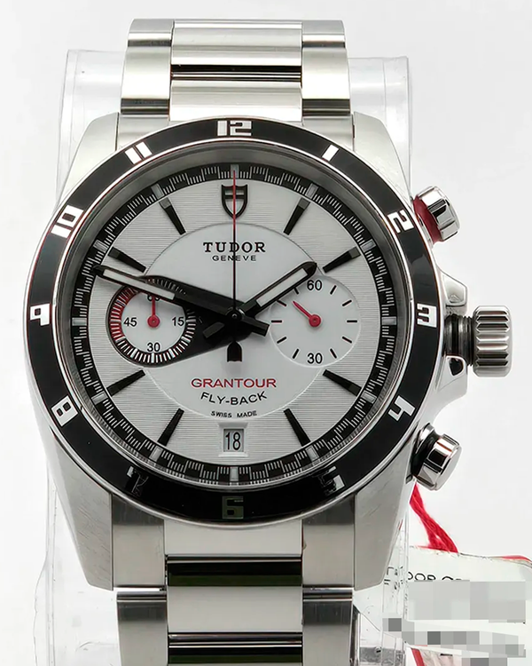 2012 Tudor Grantour Chrono Fly-Back 42MM White Dial Steel Bracelet (20550N)