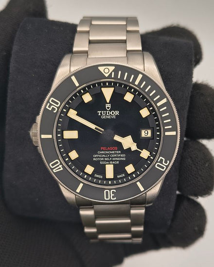 2020 Tudor Pelagos LHD 42MM Black Dial Titanium Bracelet (25610TNL)