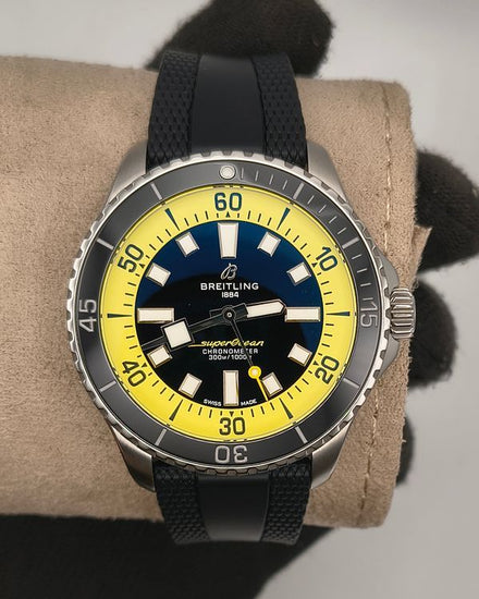 Breitling Superocean L.E. 44MM Black Dial Rubber Strap (A173762A1B1S1)