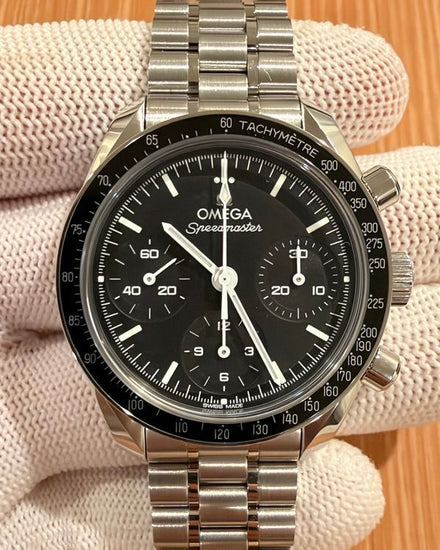 No Reserve - 2026 Omega Speedmaster 38MM Black Dial Steel Bracelet (324.30.38.50.01.002)