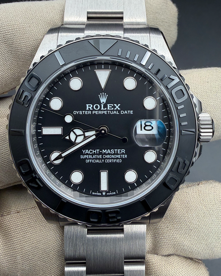 2026 Rolex Yacht-Master 42MM Black Dial Titanium Oyster Bracelet (226627)