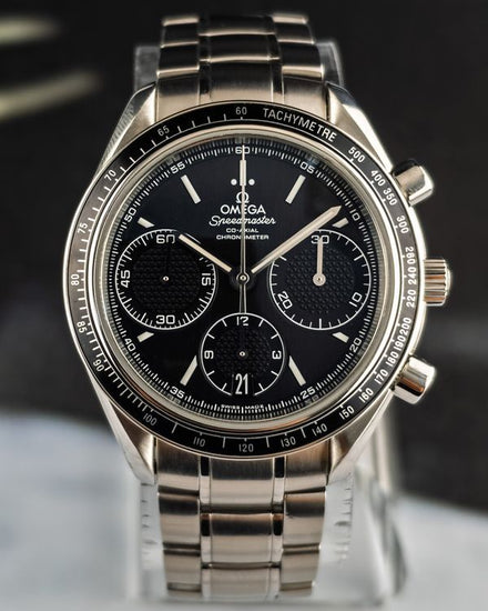No Reserve - Omega Speedmaster Racing 40MM Black Dial Steel Bracelet (326.30.40.50.01.001)