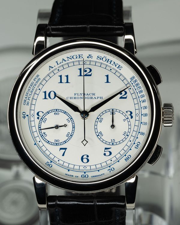 A. Lange & Söhne 1815 Flyback Chronograph "Boutique Edition" 39.5MM Silver Dial Leather Strap (414.026)