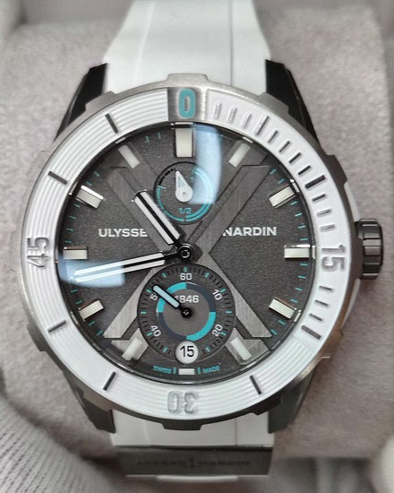 2020 Ulysse Nardin Diver X Antarctica L.E. 44MM Grey Dial Rubber Strap (1183-170/90-ANT)