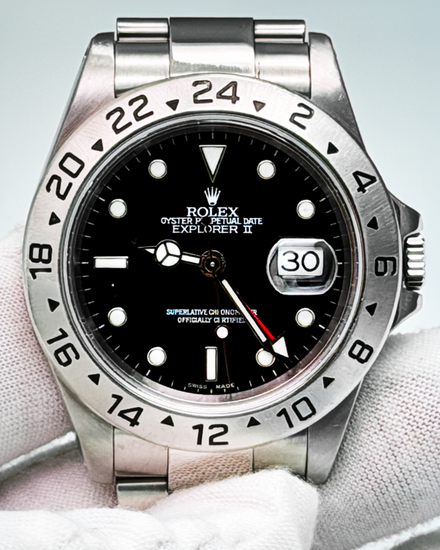 2000 Rolex Explorer 40MM Black Dial Oyster Bracelet (16570)