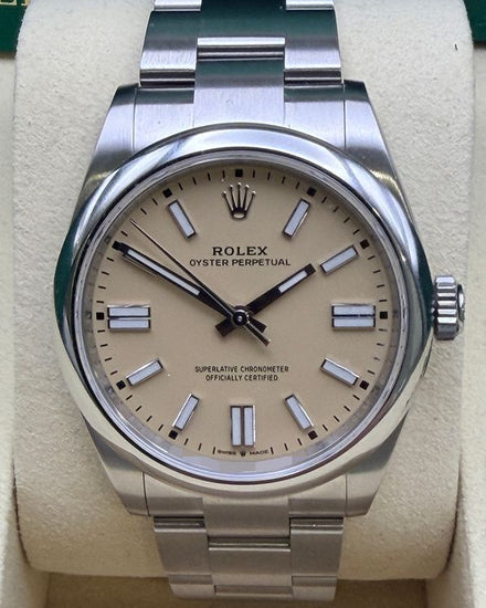 2025 Rolex Oyster Perpetual 41MM Yellow Dial Oyster Bracelet (134300)