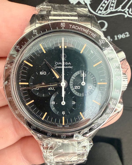 2024 Omega Speedmaster Anniversary Series "The First Omega In Space" 39.7MM Blue Dial Steel Bracelet (310.30.40.50.06.001)