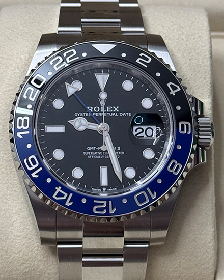 2026 Rolex GMT-Master II "Batman" 40MM Black Dial Oyster Bracelet (126710BLNR)