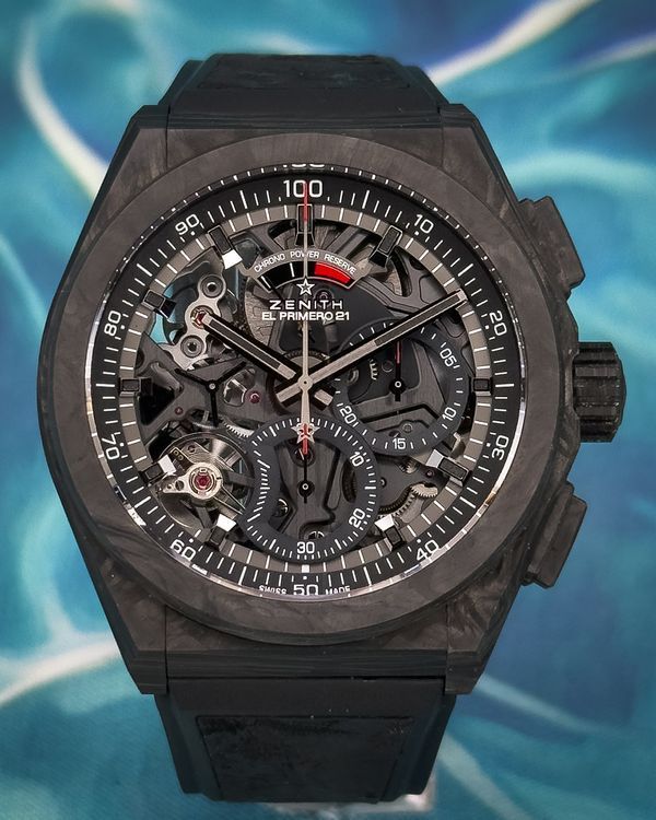 2019 Zenith Defy El Primero 21 44MM Skeleton Dial Textile Strap (10.9000.9004/96.R921)
